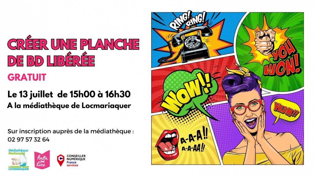 Créer une planche de BD libérée avec Hugo | Partir en Livre